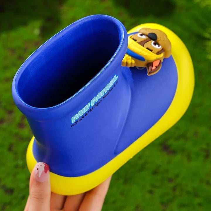 Paw Patrol Kids' Rain Boots For Boys Girls Toddler Lightweight Anti Slip Baby Water Shoes Kindergarten Cute Waterproof Footwear