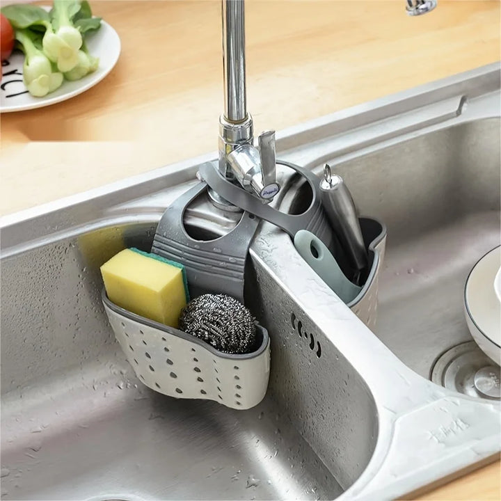 Keep Your Sink Neat & Tidy
This double-layer hanging sink rack fits most faucets and holds sponges, brushes, and more. Durable, space-saving, and perfect for keeping your kitchen organized and clutter-free. 🧽🚰