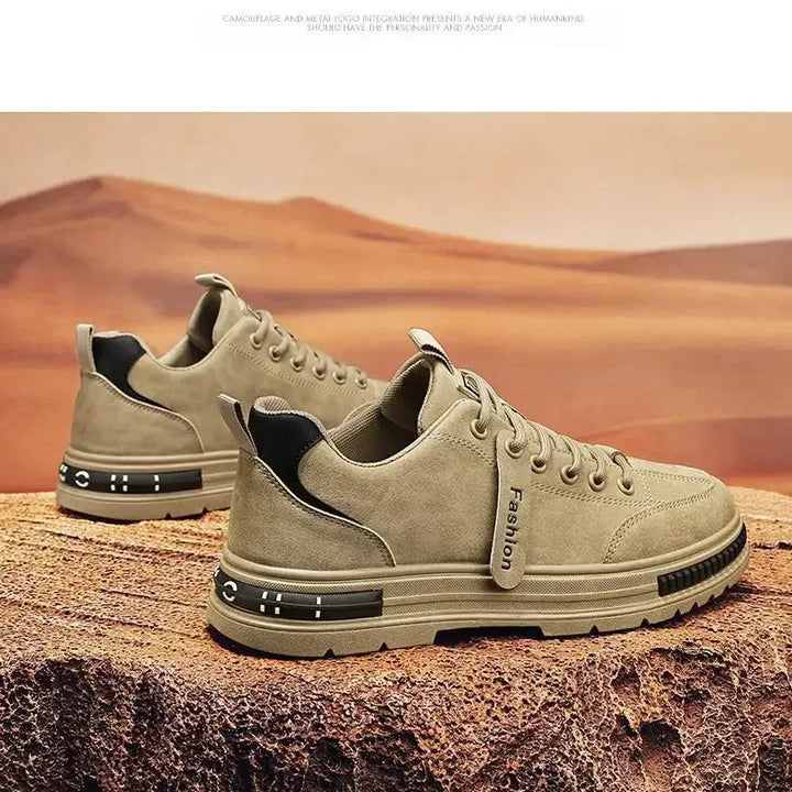 Men's shoes 2024 new spring and autumn season breathable versatile casual trendy shoes men's work lightweight sports board shoes