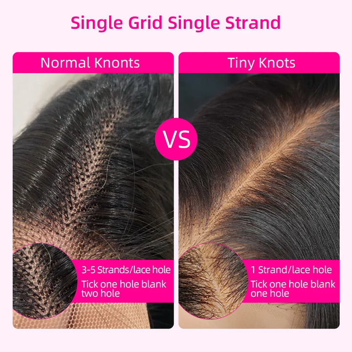 Hidden Strap Straight 360 Lace Front Wigs Human Hair Pre Plucked 12A Glueless Brazilian Virgin Wig With Drawstring HD Full Lace