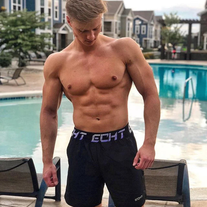 2024 New Men Running Bodybuilding Shorts Man Summer Gyms Workout shorts Male Breathable Quick Dry Sportswear Jogger Beach Shorts