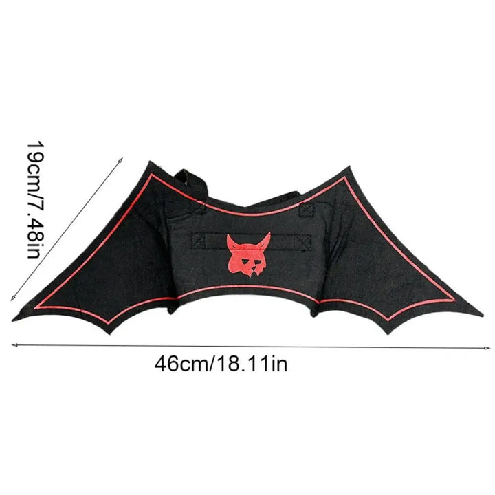 Halloween Cat Dress Up Costume Soft Adjustable Cats Bat Wing Cosplay Clothes Polyester Halloween Party Supplies Pet Supplies