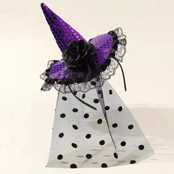 Halloween Headband Funny Pumpkin Hat Magic Hat Children Youth Fashion Trend Holiday Decorations Party Show Hair Accessories
