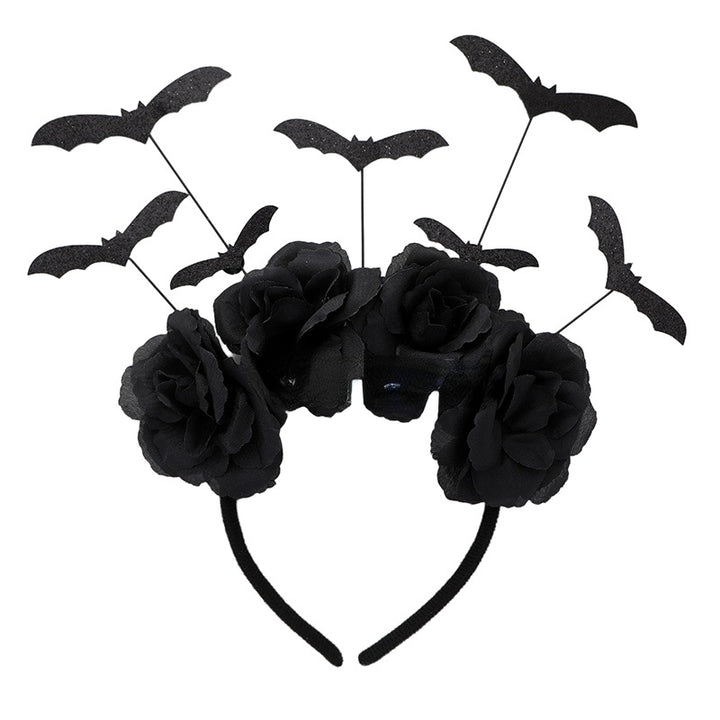 Halloween Bat Headband Children Dress Up Headwear Hairband Accessories Witch Costume Supplies Props Happy Helloween Party