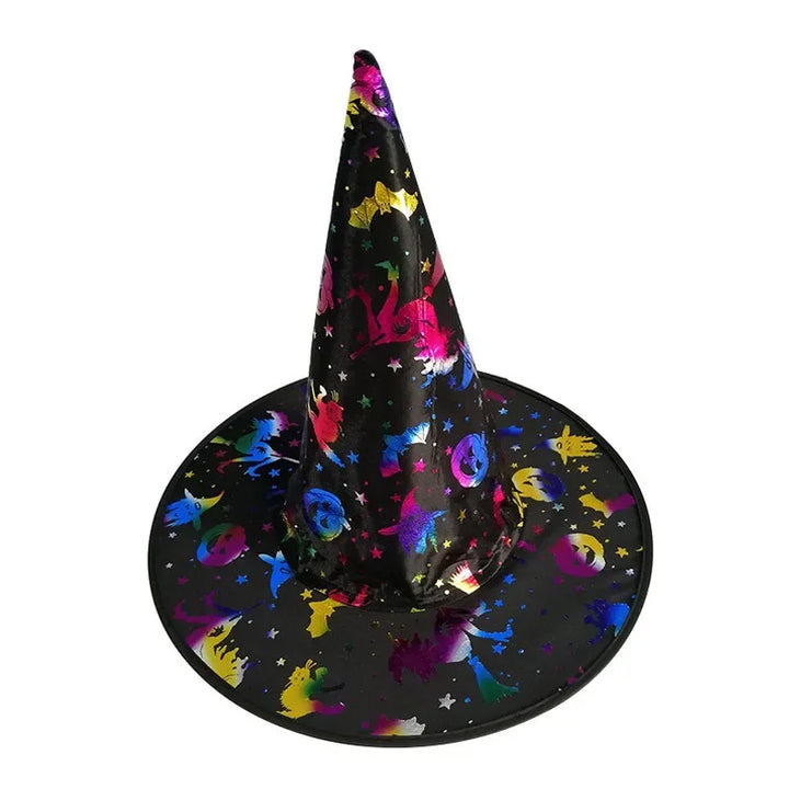 Kids Adults Halloween Party Cosplay Costume Props Home Decoration Wizard Cap