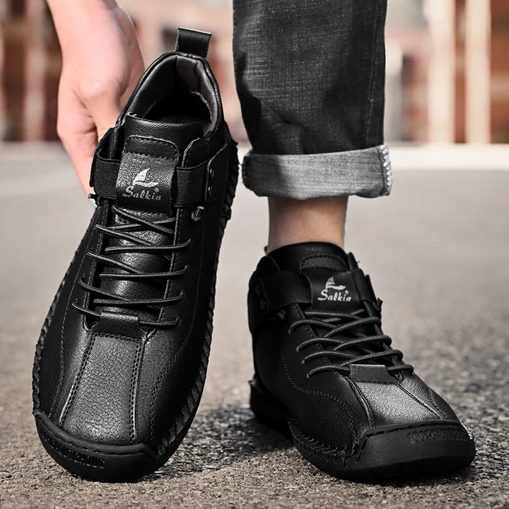 🆕 New 2024 Arrival – Handmade Leather Perfection
Upgrade your look with our Handmade Leather Sneakers & Ankle Boots – crafted for comfort, built for the outdoors, and designed for everyday style.
✅ Premium leather
✅ Solid color finish
✅ Urban + outdoor r