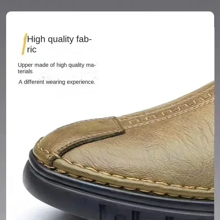 Men's shoes comfortable fashion synthetic leather shoes soft sole soft surface non-slip men's leather shoes