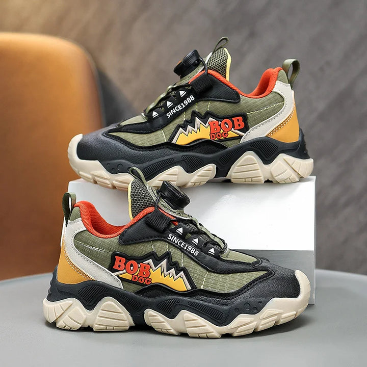 Original Knob Designer Sneakers Kids Trainers Platform Casual Sports Shoes For Boys Comfortable Breathable Children's Sneakers