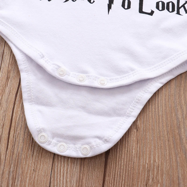 Newborn Baby Clothes 3 Pieces Sets 2023 Halloween Little Wizard Tops+Pants+Hat Toddler Babe Boy Girl Outfits