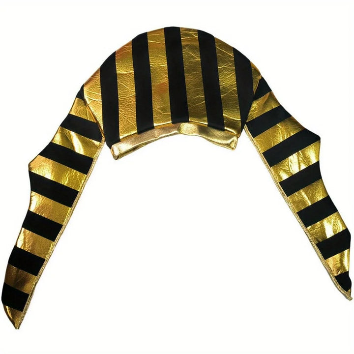 Halloween Party Hats: Egyptian Golden Pharaoh Hats Cosplay Snake - Head Hats