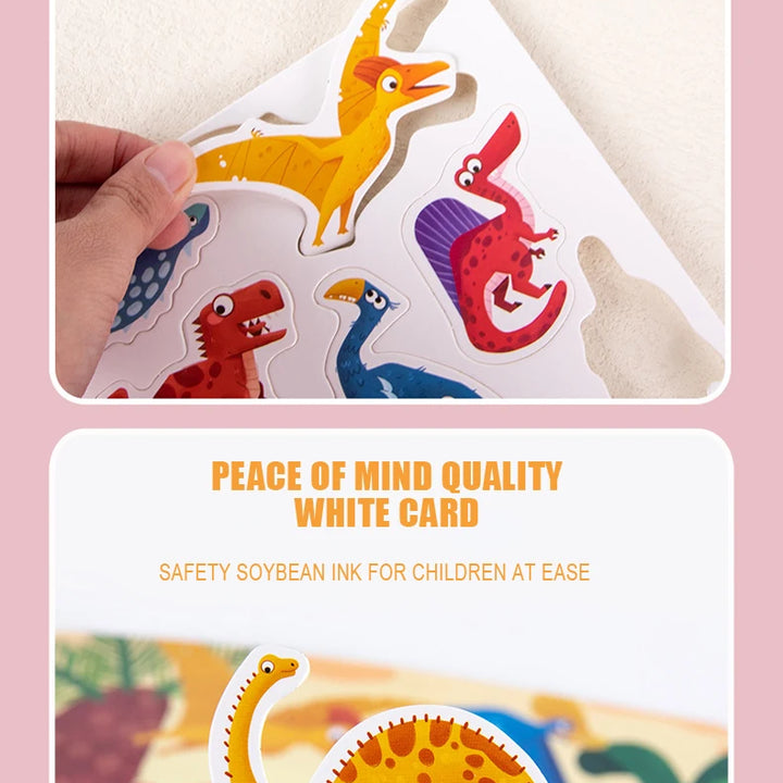 Montessori Busy Book for Kids Sticker Quiet Book Baby Early Educational Toy toddlers Matching Puzzles Game Learning Toys Gifts