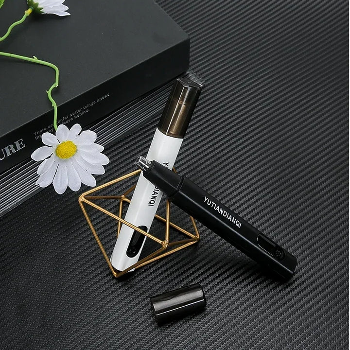 2 In 1 Electric Portable Ear And Nose Hair Trimmer Clipper 2024 Professional Painless Portable Eyebrow For Men