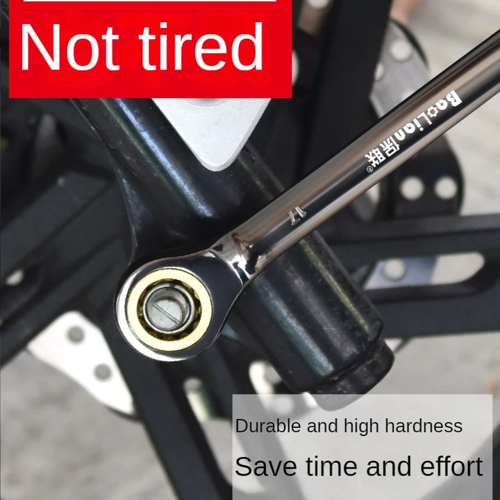 Universal Torx Wrench Adjustable Torque 8-22mm Ratchet Spanner for Bicycle Motorcycle Car Repair Tools Mechanical Tool