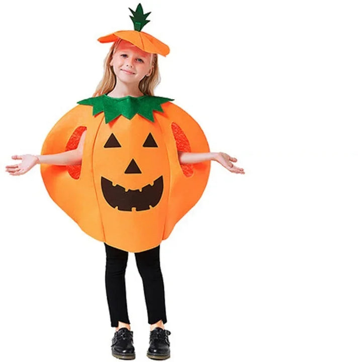 Halloween Pumpkin Grament Costume Cosplay Clothing Hat Set Halloween Party Supply Christmas Halloween Gift For Adult And Kid