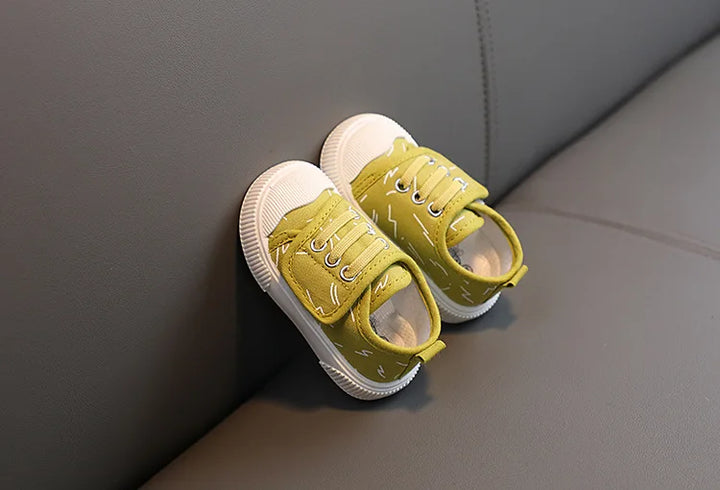 Kids Shoes for Girls Boys Sneakers Canvas Toddler Candy Color Breathable Shoes Soft Bottom Anti Slip Running Sport Casual Shoes