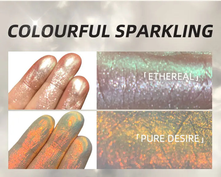 Sheeneffect High Pigmented Quality Cosmetic Most Sparkling Optical Monochrome Chameleon палетка теней