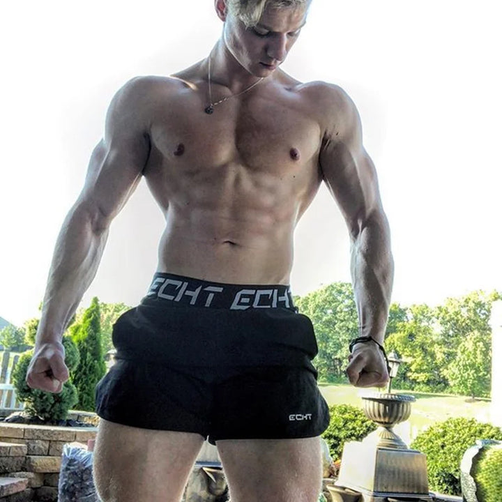 2024 New Men Running Bodybuilding Shorts Man Summer Gyms Workout shorts Male Breathable Quick Dry Sportswear Jogger Beach Shorts