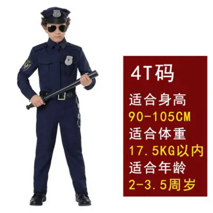Halloween Policeman Costumes adult Party Carnival Police Uniform men Army Policemen Cosplay Clothing Sets Party Performance