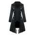 Halloween Cosplay Costumes Medieval Victorian Women Outwear Steampunk Gothic Tailcoat Button Retro Lace Long Pirate Jackets Coat