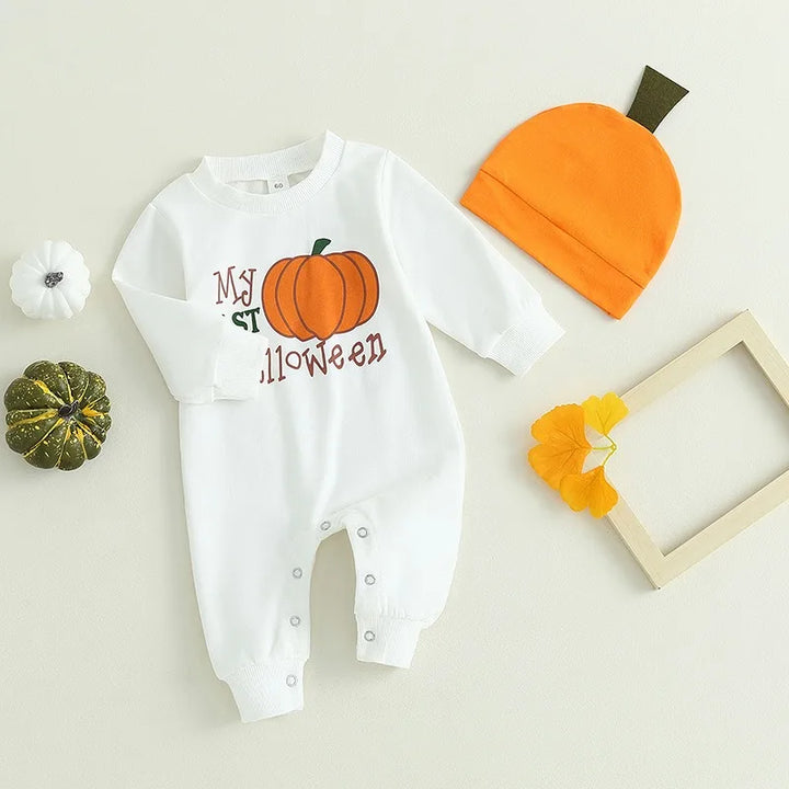 My First Halloween Baby Cosplay Costume Party Infant Outfits Clothes Boys Girls Holiday Jumpsuit Newborn Long Sleeve Romper