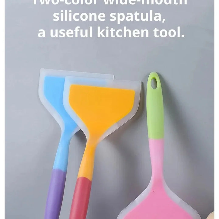 1 Piece Random Color Silicone Kitchen Utensil Cooking Utensil Spatula Beef Meat Egg Kitchen Scraper Pizza Cooking Spatula