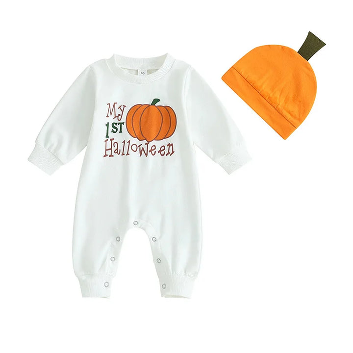 My First Halloween Baby Cosplay Costume Party Infant Outfits Clothes Boys Girls Holiday Jumpsuit Newborn Long Sleeve Romper