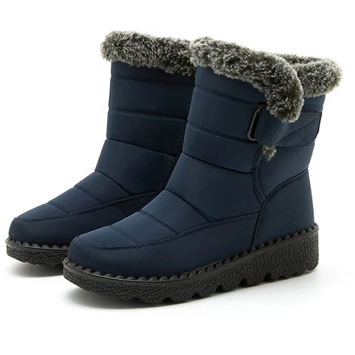 Women's Boots Trend Winter Shoes For Woman Winter Boots Ankle Low Heels Botas Mujer Waterproof Snow Boots With Fur Shoes