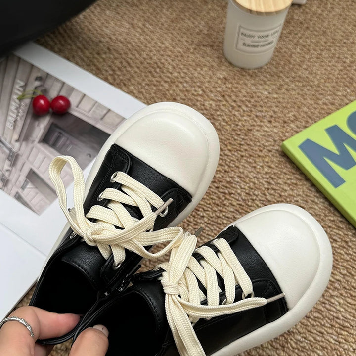 Children's Boots Autumn and Winter New Korean Style Short Boots for Boys and Girls Waterproof Mid-Calf Baby Girl Leather Boots Fashionable Brand Shoes