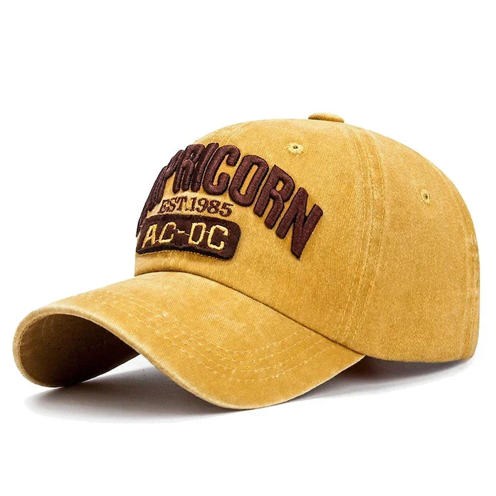 New Retro American Style Washed Old Hat Men and Women Fashion Three-Dimensional Embroidered Letters Sun Visor Baseball Cap