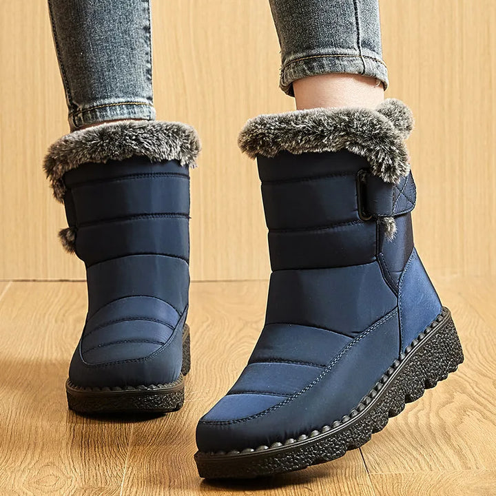 Women's Boots Trend Winter Shoes For Woman Winter Boots Ankle Low Heels Botas Mujer Waterproof Snow Boots With Fur Shoes