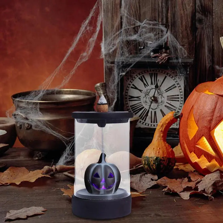Halloween Backflow Incense Burner Stylish Non-Slip Misty Fountain Festive Pumpkin Decor Aromatherapy Home Decoration For Desk
