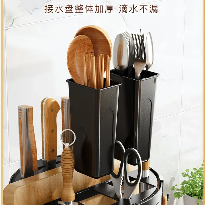 Kitchen Utensils Useful Things Knife Holder Kitchen Knives Stand Chef Accessories Home Items Storage Rack Dining