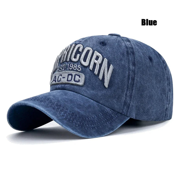 New Retro American Style Washed Old Hat Men and Women Fashion Three-Dimensional Embroidered Letters Sun Visor Baseball Cap