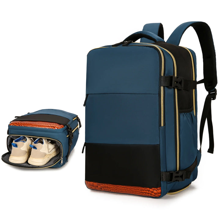 🎒 All-in-One Travel Companion
✔️ Large Capacity & Multi-Functional – Perfect for travel, school, gym, or daily use
💻 Fits laptops, clothes, gear & more
👟 Built-in shoe compartment keeps things fresh
💧 Durable, water-resistant & ready for any adventure