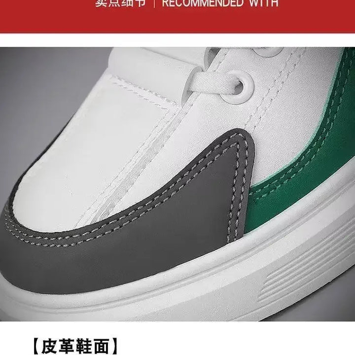 2025 new men's shoes with low top leather, fashionable and trendy running and sports, one foot casual shoes, and trendy shoes