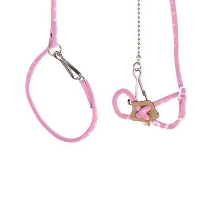 New Small Pet Adjustable Soft Strap Leash Bird Parrot Mouse Hamster Ferret Rat Pet Pig Leash Leash