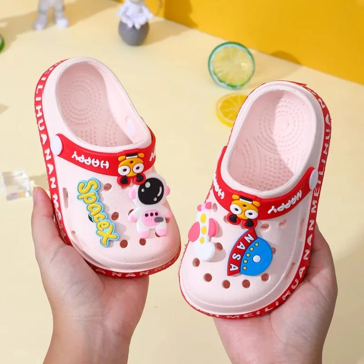 Kids' Cartoon Baby Soft-Sole Sandals – Ultra-Light Non-Slip Infant & Toddler Open-Toe Beach Sandals for Boys and Girls
