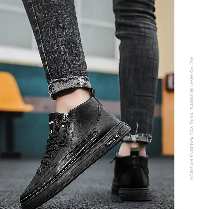 All-Occasion Comfort in Every Step
Discover our Men’s High-Top Leather Boots – sleek, durable, and made for every moment. From casual days to dressed-up nights, these boots do it all.
✅ Comfortable fit
✅ Premium leather
✅ Perfect for any occasion