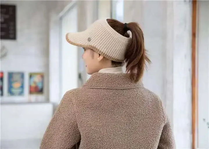 Hats for Women Autumn Winter Sports Empty Top Caps Female Knitted Warm Baseball Cap Fashion Running Golf Sun Hat