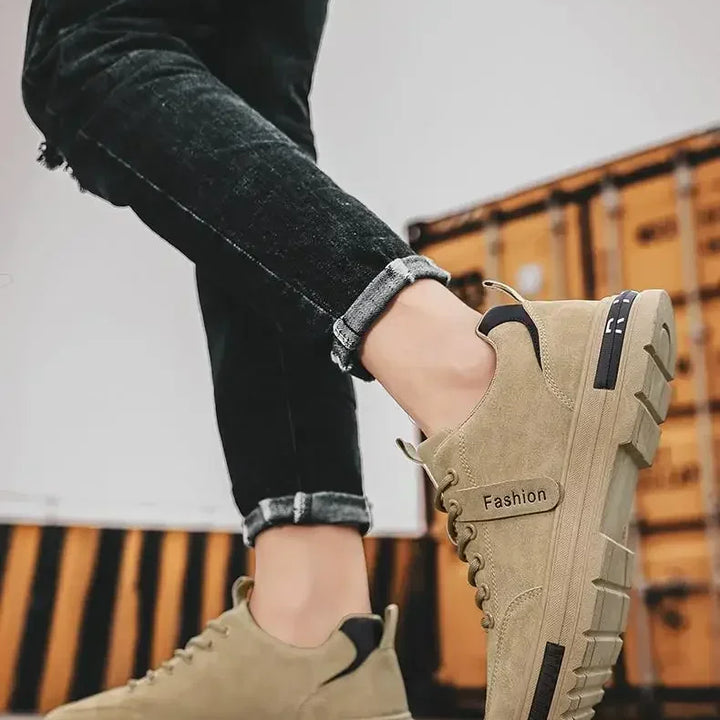 Men's shoes 2024 new spring and autumn season breathable versatile casual trendy shoes men's work lightweight sports board shoes