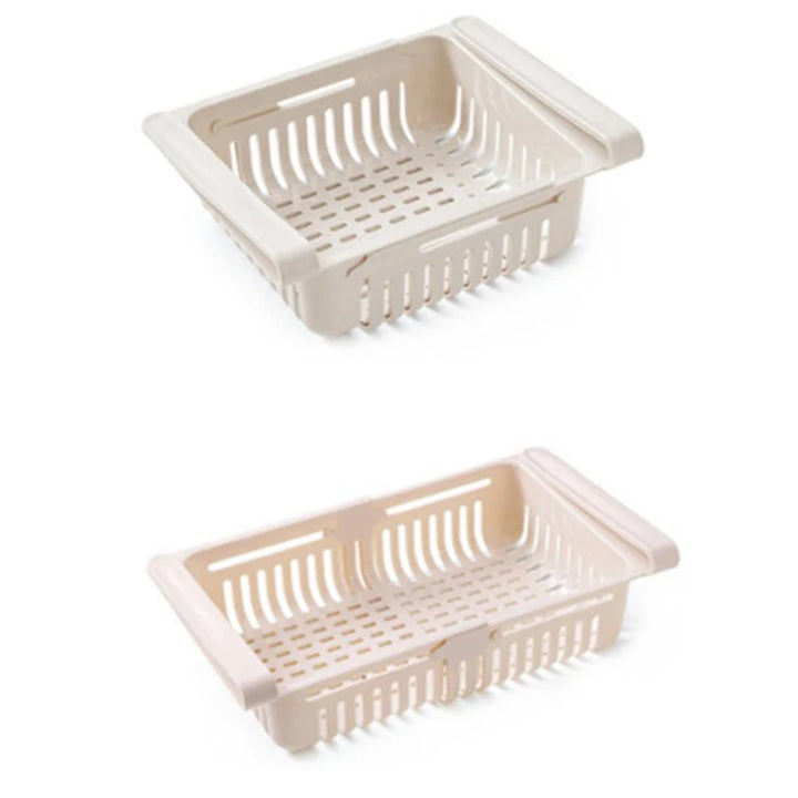 Maximize Your Fridge Space!
🧊 Say goodbye to clutter with this retractable, multi-functional storage rack. Perfect for organizing fruits, veggies, snacks & more.
💦 Built-in drain keeps everything fresh and dry.
✨ Slide, store, and save space instantly!