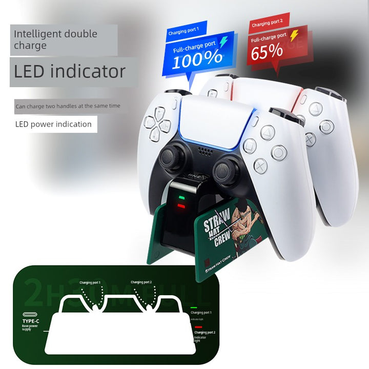 Good Value Ps5 Handle Charging Set Support Silicone Case Charging Ps5 Elite Handle Charging Base Double Charging Accessories
