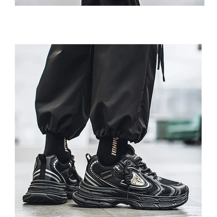 Shoes for Men 2025 New Trendy Fashion Versatile Breathable Thick Bottom Comfortable Sports and Leisure Low Top Sneakers Men