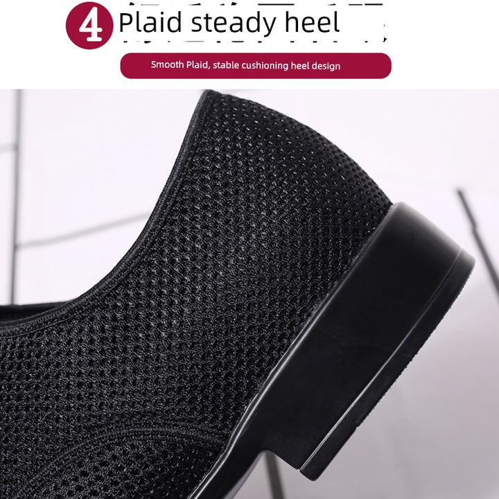 Dance Qingyun Men Flyknit Net Dancing Shoes Latin Dance Shoes Ballroom Dance Modern Dance Square Dance Shoes Dancing Shoes Breathable