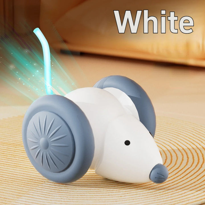 Pet Toys Interactive Cat Toy Electric Mouse Car Automatic Teaser Intelligent Obstacle Avoidance Pet Products Cat Accessories