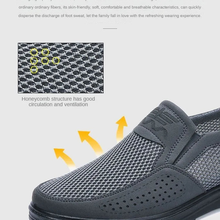 Men's Shoes 2025 Summer Casual Sneakers Breathable Mesh Chunky Sole Affordable Free Shipping