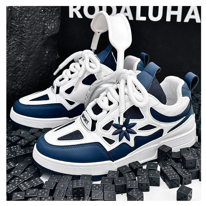 Men Platform Vulcanized Shoes New Fashion Increased Thick Sole Breathable Casual Wear Resistant Casual Sports Shoes for Men