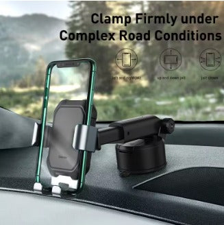 Baseus Gravity Car Mount – Adjustable Suction Phone Holder