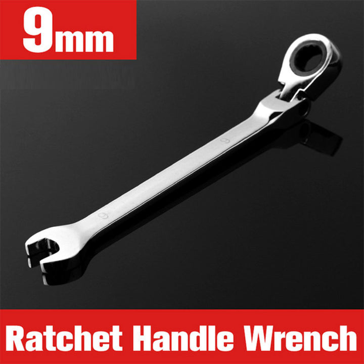 1pc/12pcs, Ratchet Wrench With Flexible Head, Dual-use Ratchet Tool Automotive Hand Tool Ratchet Wrench