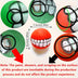 1pc Assorted Varieties Teeth Pattern Dog Chew Ball Toys, Tough Squeaky Dog Grinding Teeth Toys